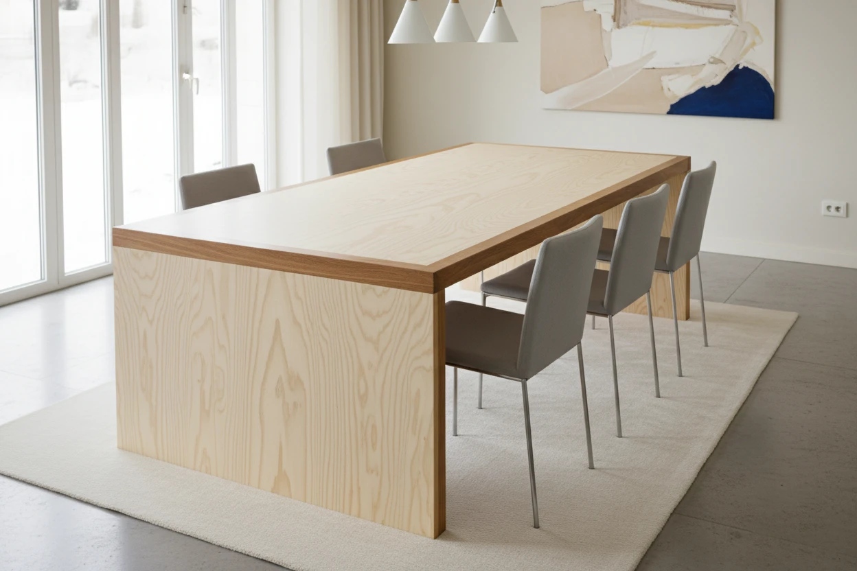 Birch-Plywood-Dining-Table