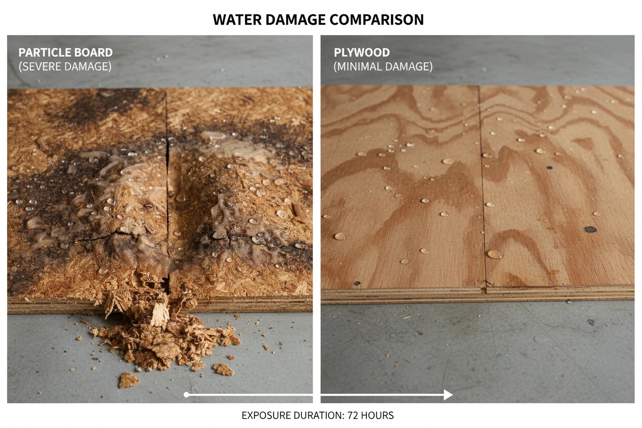 Water-damage-comparison-showing-particle-board-vs-plywood-after-moisture-exposure
