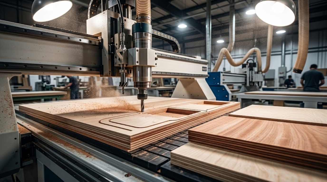 CNC-machine-cutting-plywood