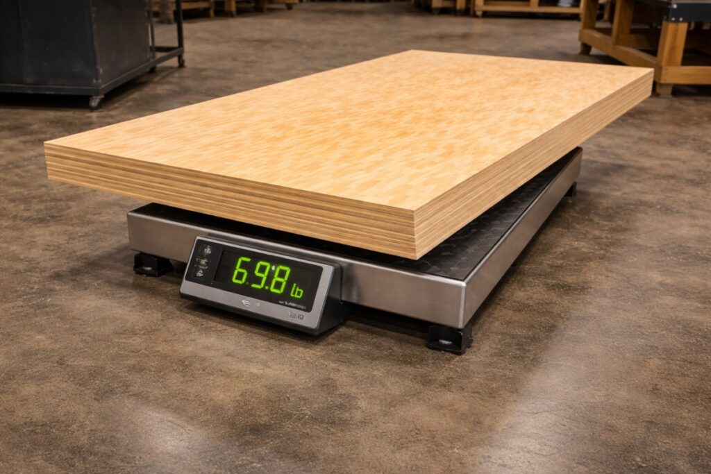 How Much Does A 3 4 Sheet Of Plywood Weigh