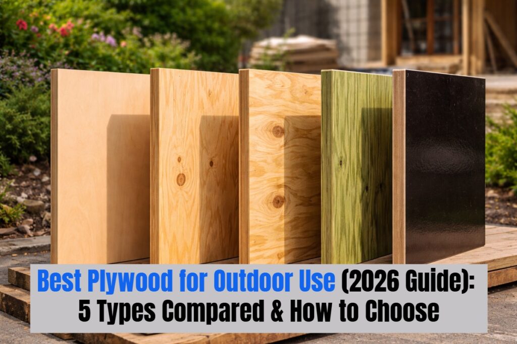 Best Plywood for Outdoor Use: 5 Types Compared