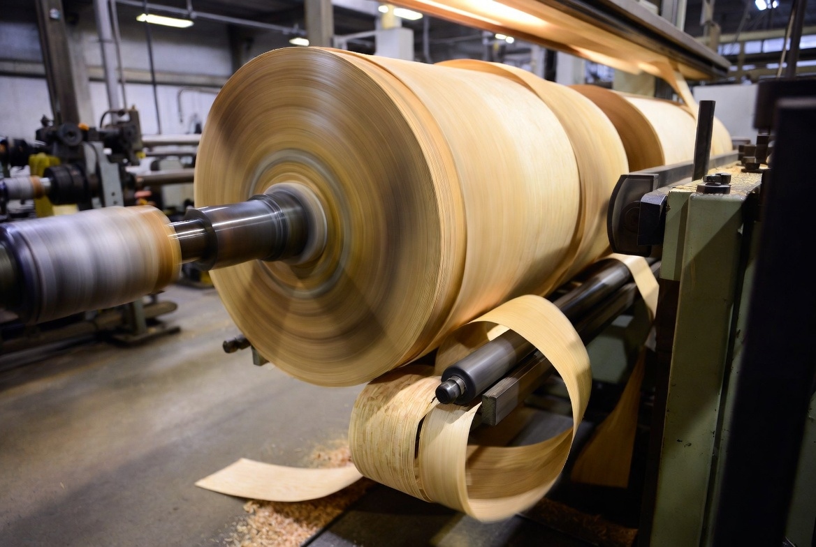 Factory-veneer-production