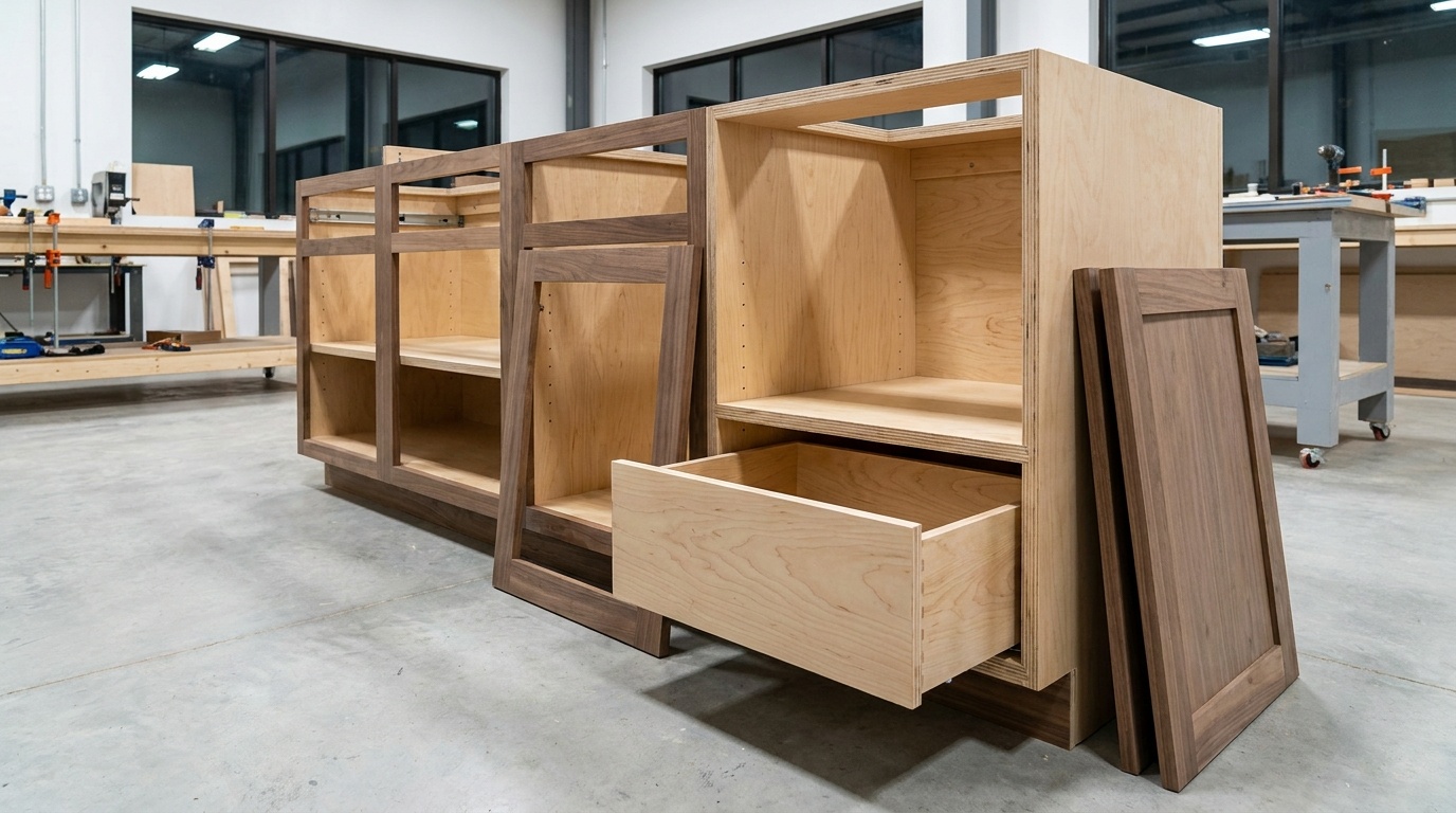 Plywood-Cabinet-Carcass-with-Solid-Wood-Details