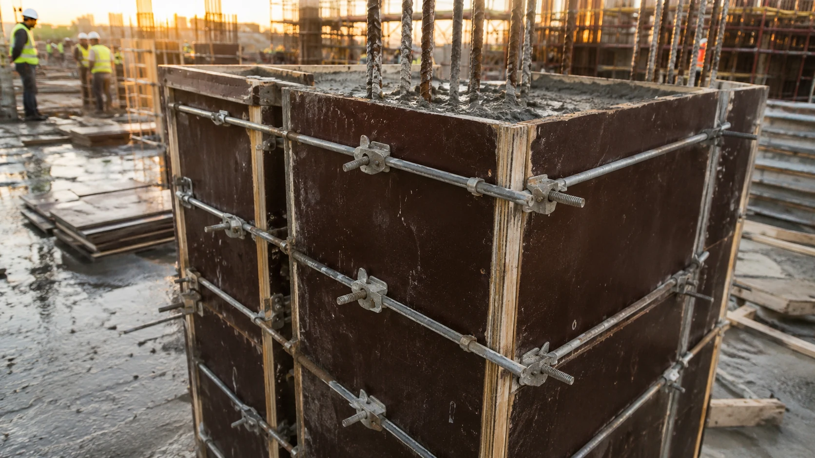 film-faced-plywood-formwork-application
